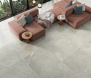 Background tile, Effect other stones, Color white, Glazed porcelain stoneware, 100x100 cm, Finish Honed