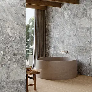 Background tile, Effect other stones, Color grey, Glazed porcelain stoneware, 30x60 cm, Finish matte