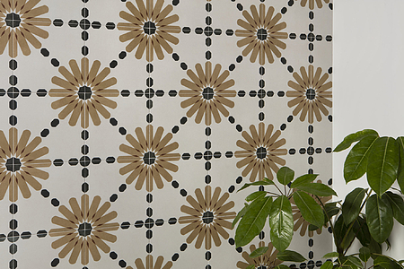 Porseleinen tegels Aruba geproduceerd door Harmony, imitatie cementtegels