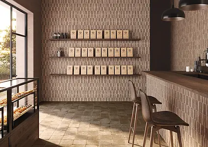 Mosaic effect tiles, Effect terracotta, Color beige,brown, Ceramics, 20x20 cm, Finish matte