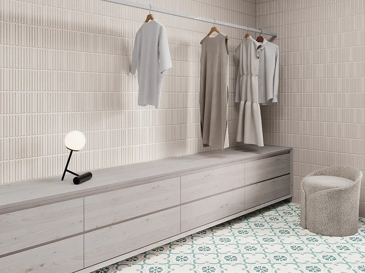 Background tile, Effect unicolor, Color grey, Ceramics, 20x40 cm, Finish matte
