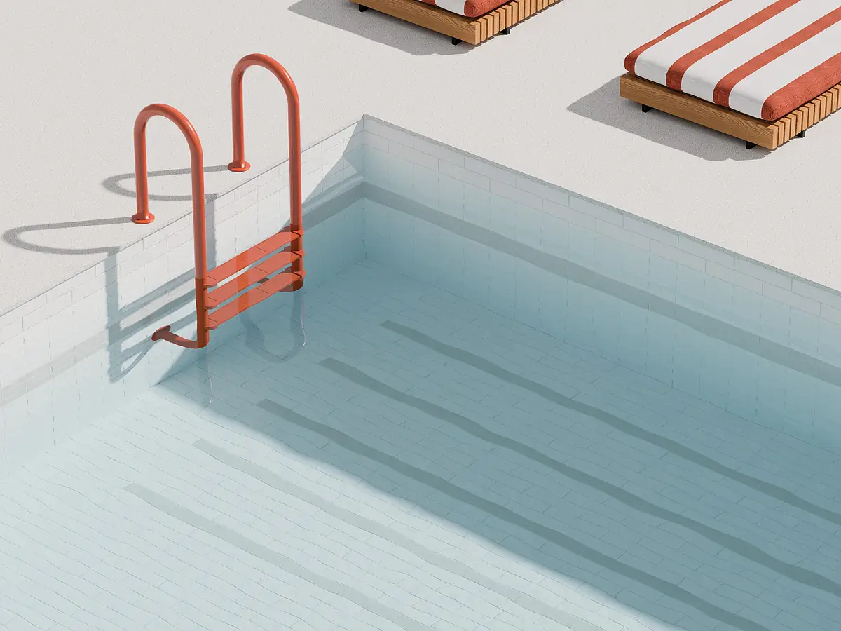 Background tile, Color white, Glazed porcelain stoneware, 6x24.6 cm, Finish matte