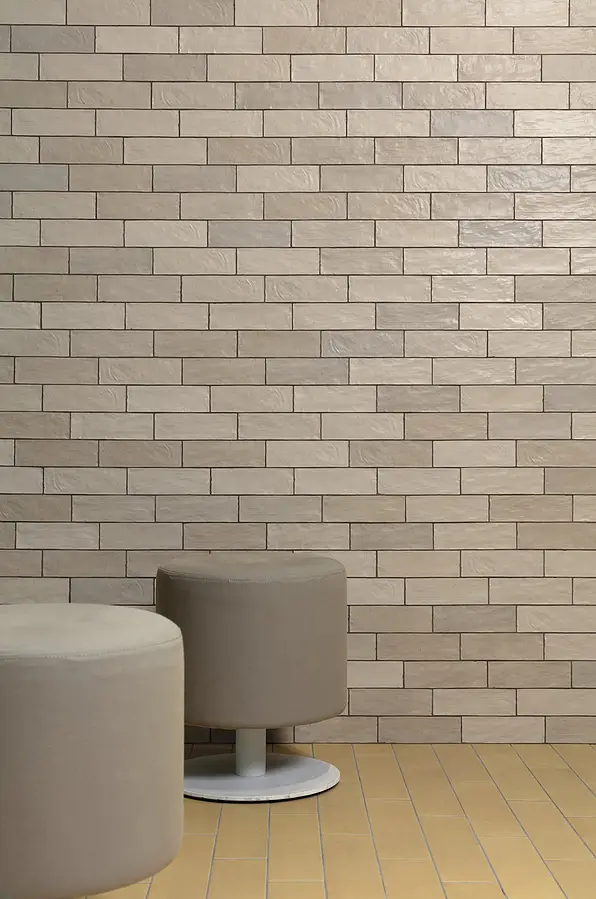 Background tile, Color beige, Style zellige, Ceramics, 6.5x20 cm, Finish matte