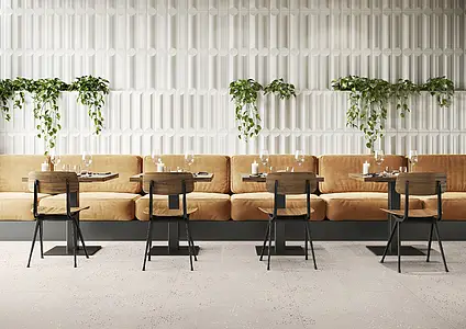 Background tile, Effect terrazzo, Color beige, Glazed porcelain stoneware, 90x90 cm, Finish antislip