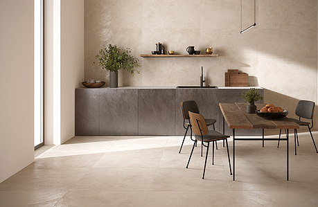 Background tile, Effect resin, Color beige, Glazed porcelain stoneware, 60x60 cm, Finish antislip