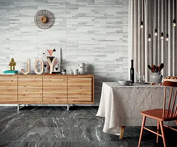 Background tile, Effect other stones, Color grey, Ceramics, 25x75 cm, Finish matte