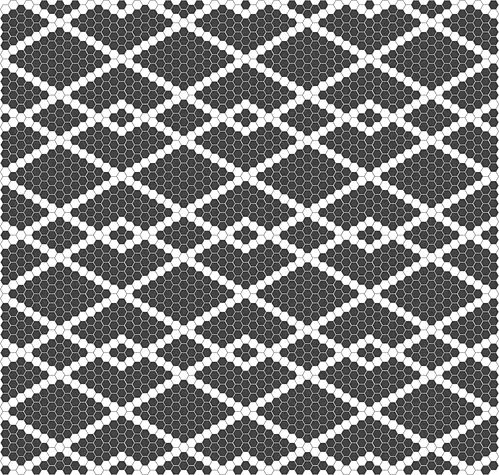 Hisbalit Mosaico, Black&White, Pizzicato