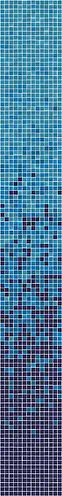 Hisbalit Mosaico, Degradados Piscinas, Azul Unicolor Glossy 2,5*2,5