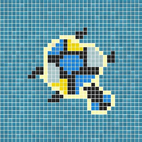 Hisbalit Mosaico, South Pacific, Papua Turtles Peq. Glossy 2,5*2,5
