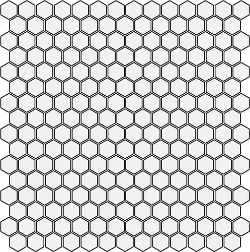 Hisbalit Mosaico, Unicolor, Unicolor 306A Satin Hexagonal
