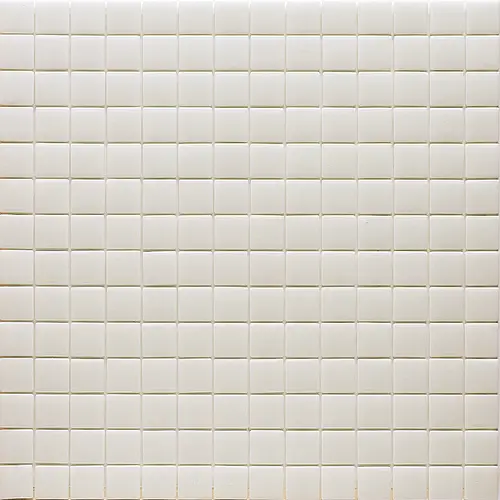 Hisbalit Mosaico, Unicolor, Unicolor_103A_BlancoBrillo2.5*2.5 (mesh-mounted)