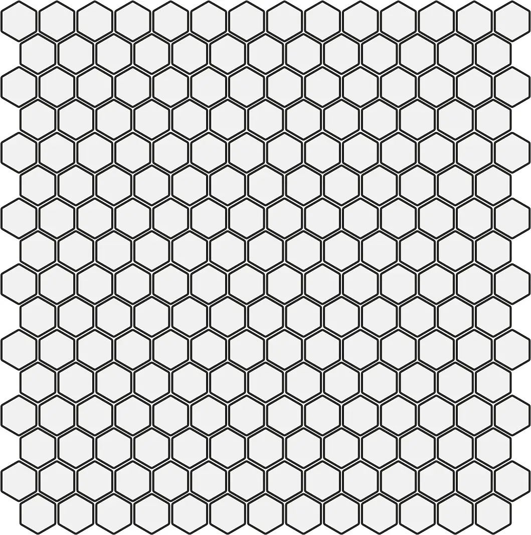 Unicolor 302C Hexagonal Satin Gloss Hisbalit Unicolor