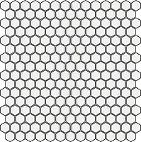 Unicolor 306A Satin Hexagonal Hisbalit Unicolor