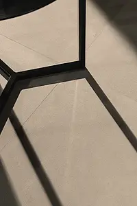 Background tile, Effect concrete, Color beige, Glazed porcelain stoneware, 120x120 cm, Finish antislip