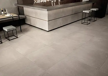 Background tile, Effect concrete, Color beige, Unglazed porcelain stoneware, 45x90 cm, Finish antislip