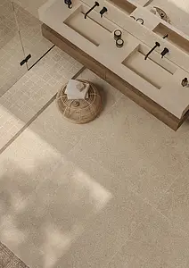 Background tile, Effect other stones, Color beige, Glazed porcelain stoneware, 120x120 cm, Finish antislip