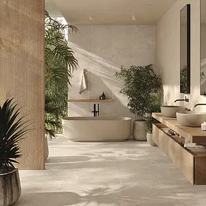 Carrelage, Effet autres types de pierre, Teinte beige, Grès cérame émaillé, 60x60 cm, Surface antidérapante