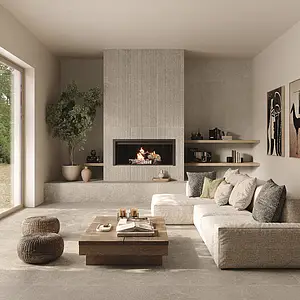 Background tile, Effect other stones, Color beige, Glazed porcelain stoneware, 60x120 cm, Finish antislip