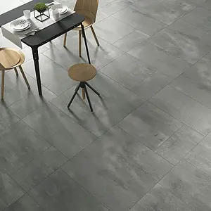 Effect concrete, Color grey, Background tile, Unglazed porcelain stoneware, 60x60 cm, Finish antislip