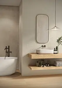 Background tile, Effect unicolor, Color white, Glazed porcelain stoneware, 60x120 cm, Finish matte