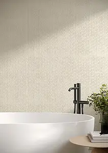 Background tile, Effect unicolor, Color beige,grey, Glazed porcelain stoneware, 60x120 cm, Finish matte