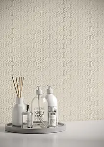 Background tile, Effect unicolor, Color beige,grey, Glazed porcelain stoneware, 60x120 cm, Finish matte