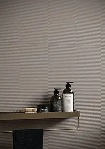 Background tile, Effect unicolor, Color brown, Glazed porcelain stoneware, 60x120 cm, Finish matte