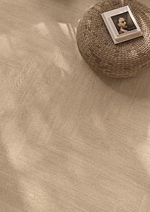 Background tile, Effect wood, Color beige, Unglazed porcelain stoneware, 20x120 cm, Finish antislip