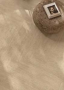 Background tile, Effect wood, Color beige, Unglazed porcelain stoneware, 20x120 cm, Finish antislip