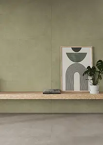 Effect resin, Color green,brown, Background tile, Glazed porcelain stoneware, 60x120 cm, Finish matte