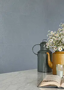 Background tile, Effect resin, Color grey,sky blue, Glazed porcelain stoneware, 60x120 cm, Finish matte