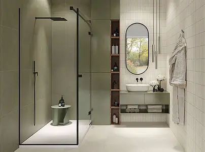 Background tile, Effect resin, Color beige, Glazed porcelain stoneware, 60x60 cm, Finish matte