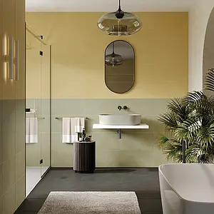 Background tile, Effect resin, Color green, Glazed porcelain stoneware, 30x60 cm, Finish matte
