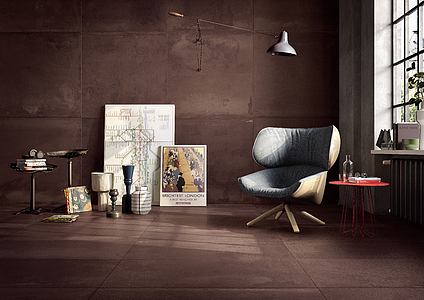 Tube Porcelain Tiles produced by Imola Ceramica, Style loft, Metal effect