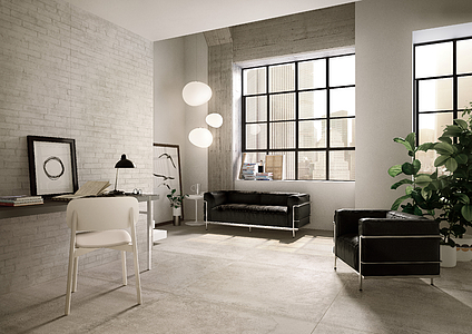 Tube Porcelain Tiles produced by Imola Ceramica, Style loft, Metal, brick effect