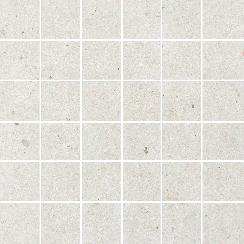 SI013MA_SilverGrainWhiteMosaico Impronta Silver Grain