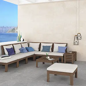Background tile, Effect other stones, Color grey, Glazed porcelain stoneware, 30x60 cm, Finish antislip