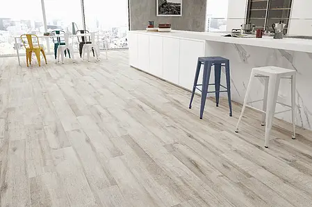 Background tile, Effect wood, Color beige, Glazed porcelain stoneware, 20x120 cm, Finish antislip