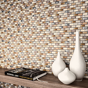 Mosaic tile, Color beige, Natural stone, 28.5x29.8 cm, Finish matte