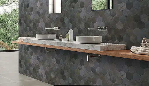 Mosaic tile, Color grey, Natural stone, 26x30 cm, Finish matte