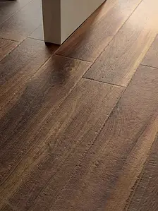 Background tile, Effect wood, Color brown, Glazed porcelain stoneware, 30x120 cm, Finish antislip