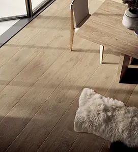 Background tile, Effect wood, Color beige, Glazed porcelain stoneware, 30x120 cm, Finish antislip
