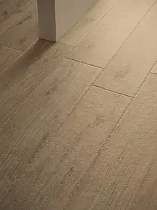 Background tile, Effect wood, Color beige, Glazed porcelain stoneware, 30x120 cm, Finish antislip