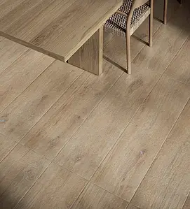 Background tile, Effect wood, Color beige, Glazed porcelain stoneware, 30x120 cm, Finish antislip