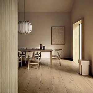 Background tile, Effect wood, Color beige,brown, Glazed porcelain stoneware, 30x120 cm, Finish antislip