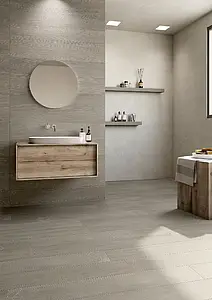 Background tile, Effect wood, Color grey, Glazed porcelain stoneware, 20x120 cm, Finish antislip