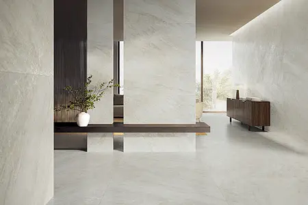 Background tile, Effect other marbles, Color white, Glazed porcelain stoneware, 120x120 cm, Finish antislip