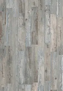 Carrelage, Effet bois, Teinte grise, Grès cérame émaillé, 20x120 cm, Surface antidérapante