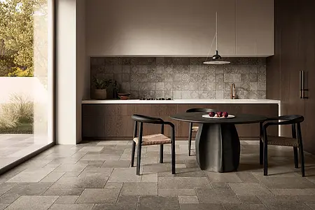 Background tile, Effect other stones, Color grey, Glazed porcelain stoneware, 20x40 cm, Finish antislip