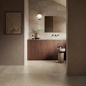 Hintergrundfliesen, Optik andere steine, Farbe beige, Glasiertes Feinsteinzeug, 40x60.8 cm, Oberfläche rutschfeste